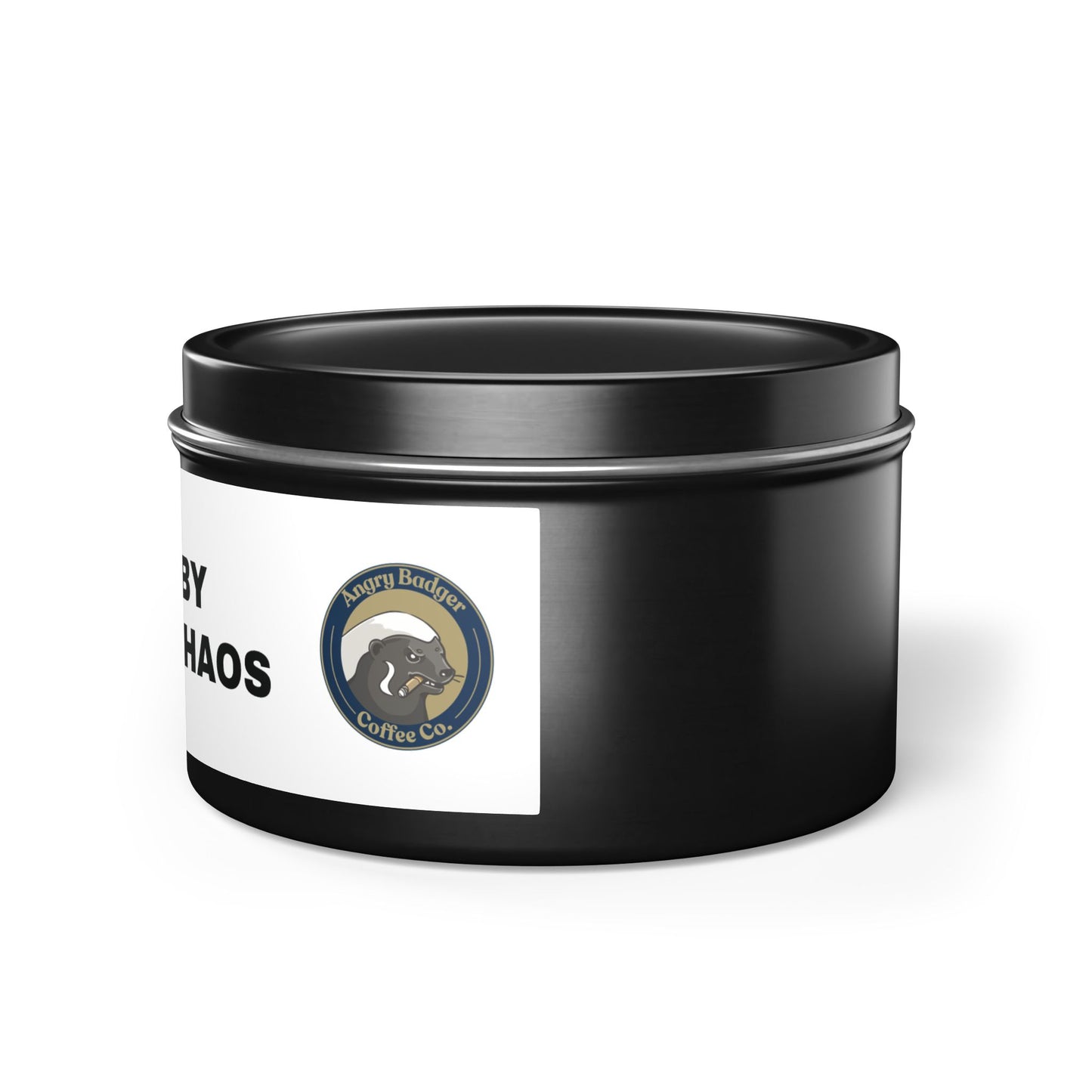 Coffee & Chaos Scented Tin Candles – Perfect Gift for Coffee Lovers